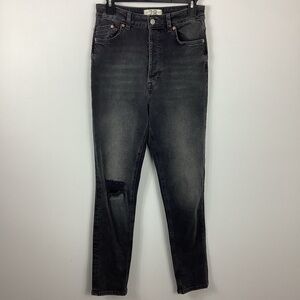 We The Free Zuri Mom Jeans In Dusty Roads Size 28